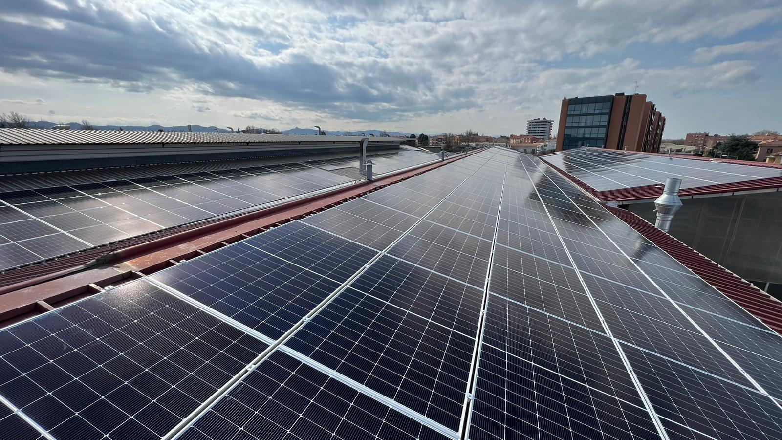 Impianto fotovoltaico su tetto